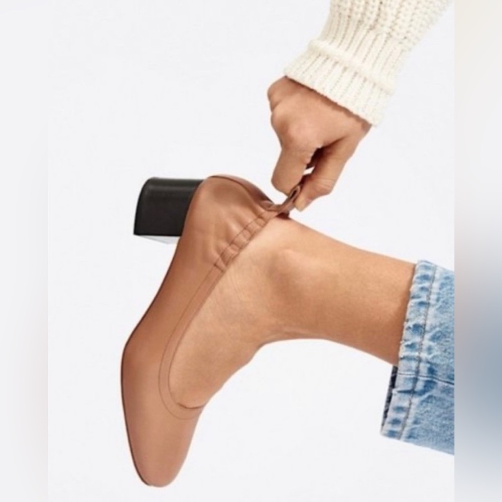 Everlane Day Heel Pecan Stacked Womens size 6.5  $178 - Picture 2 of 11